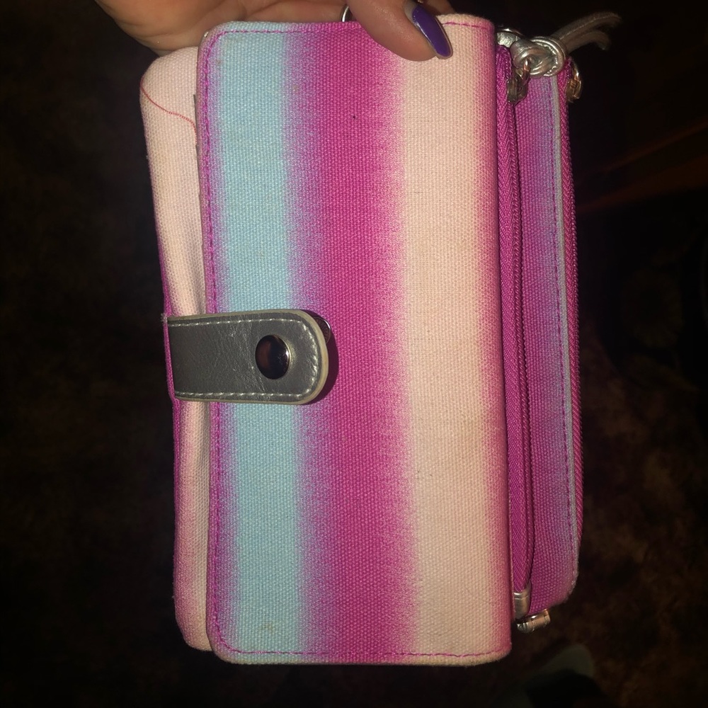 Medium Pastel Wristlet Purse/Wallet
